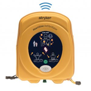 Defibrillatore Stryker Heartsine® Connected Samaritan® PAD 360P - Connessione Wi-Fi e servizi di telecontrollo.