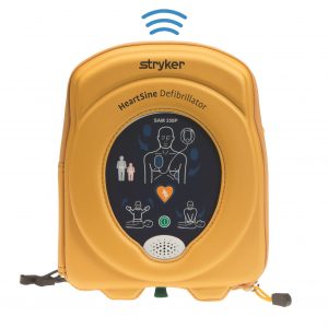 Defibrillatore Stryker Heartsine® Connected Samaritan® PAD 350P - Accesso pubblico con connettività Wi-Fi integrata.
