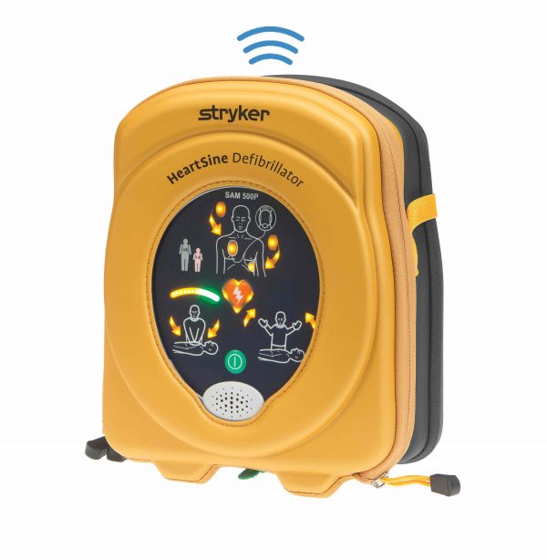 Defibrillatore Stryker Heartsine® Connected Samaritan® PAD 500P - Connessione Wi-Fi e guida alla RCP in tempo reale.