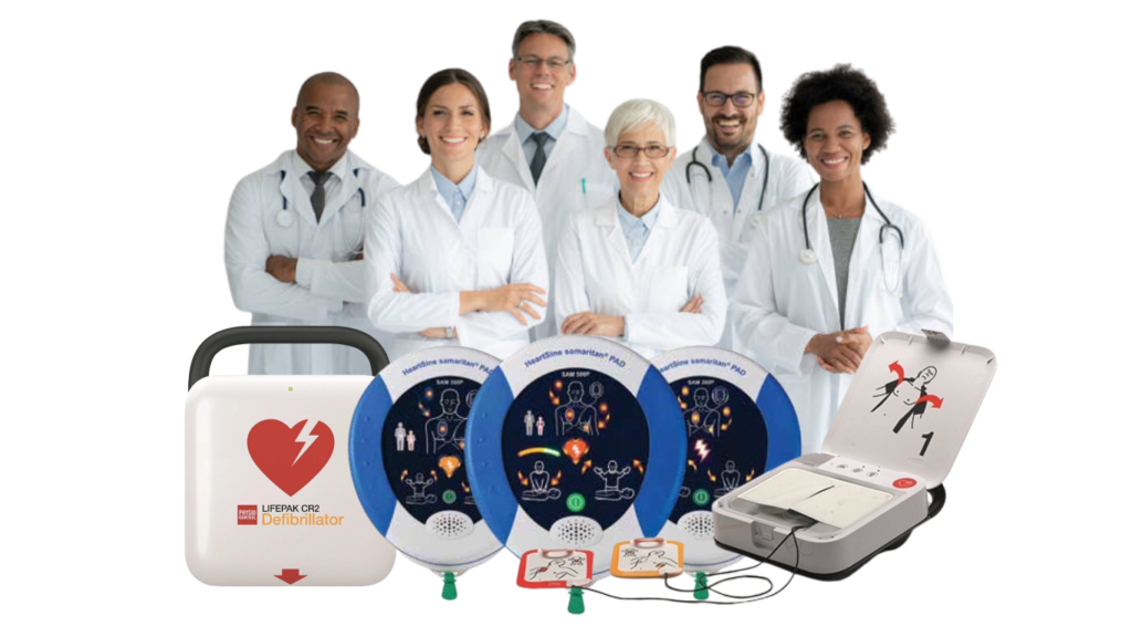 Defibrillatore DAE in un ambito sanitario